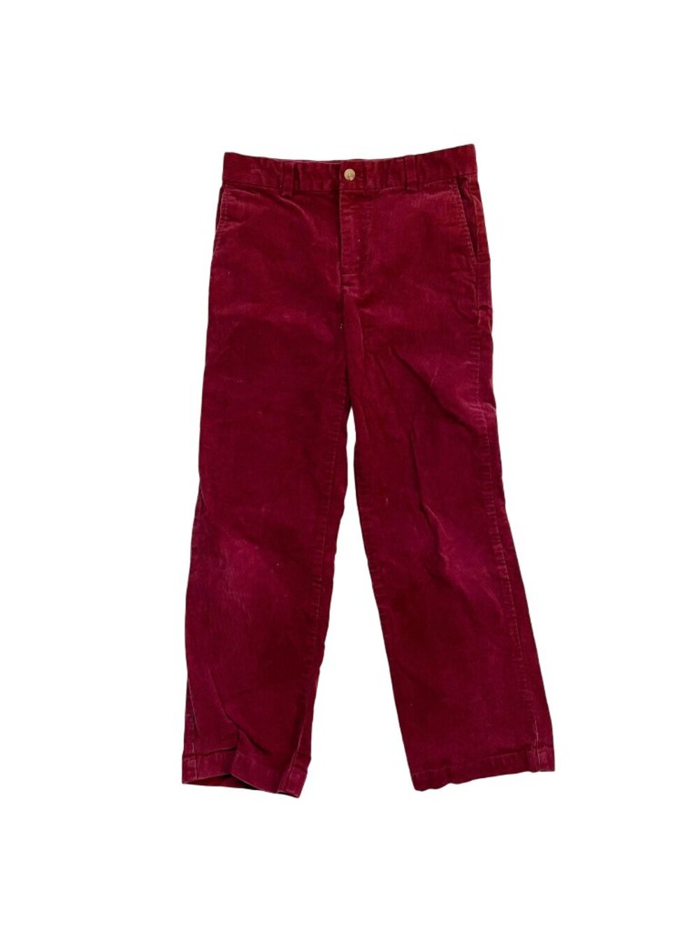 Vineyard Vines Boys Burgundy Corduroy Pants, Size 12